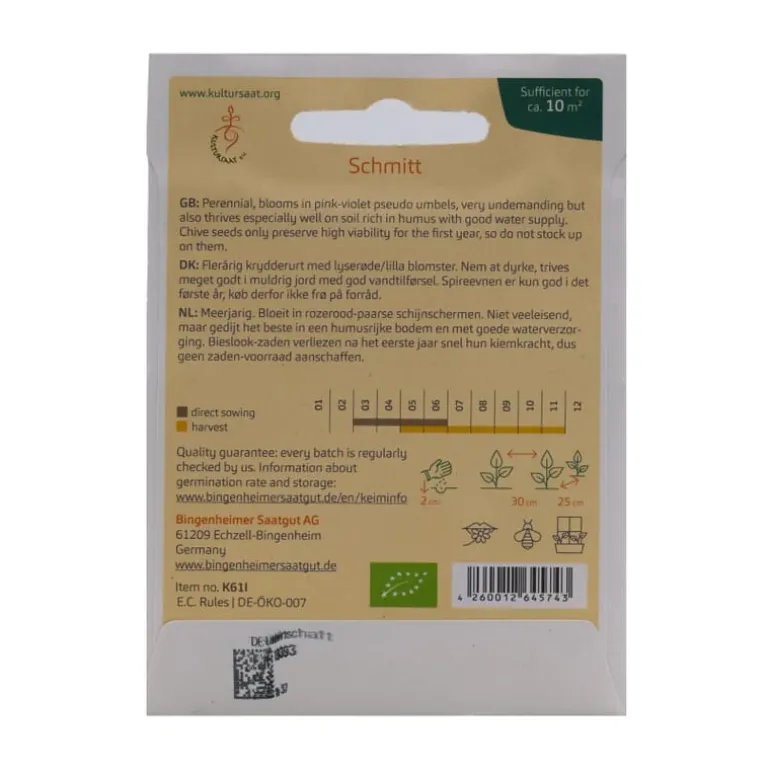 Pit&Pit Bieslook zaaigoed bio Cheap