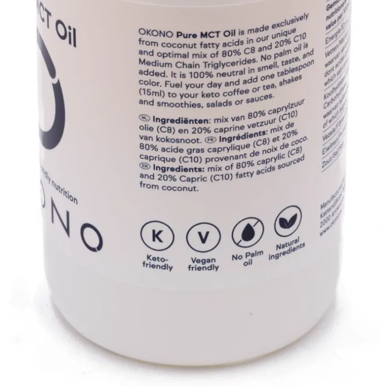 Pit&Pit OKONO - Pure MCT olie 80/20 Best