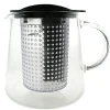 Pit&Pit Theepot zwart tea control 0,8 liter (Finum) Outlet